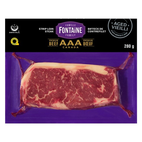 Fontaine Family AAA Aged Beef Strip Loin Steak 280 g 