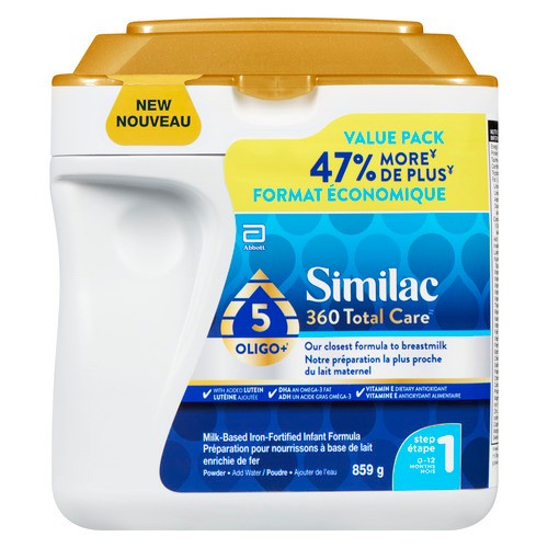 Similac 360 Total Care Milk-Based Iron-Fortified Infant Formula Powder Step 1 859 g
