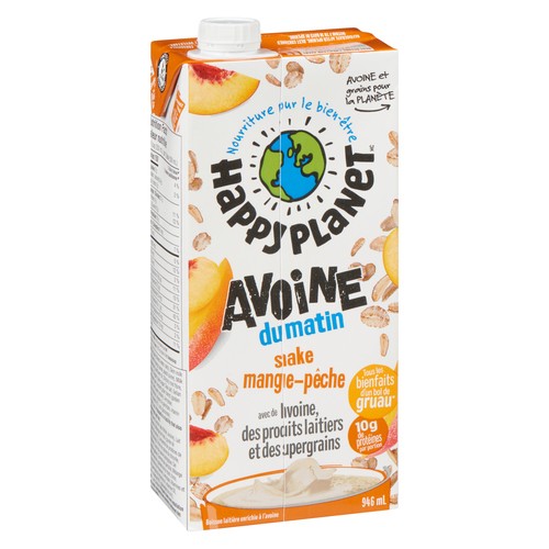 Happy Planet Mornin' Oatz Shake Mango Peach 946 ml
