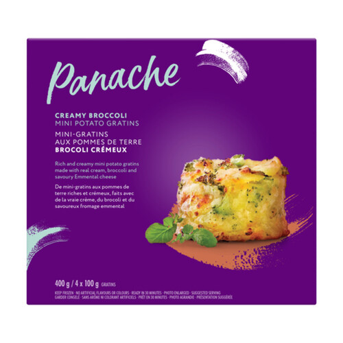 Panache Frozen Potato Gratin Creamy Broccoli 4 x 100 g