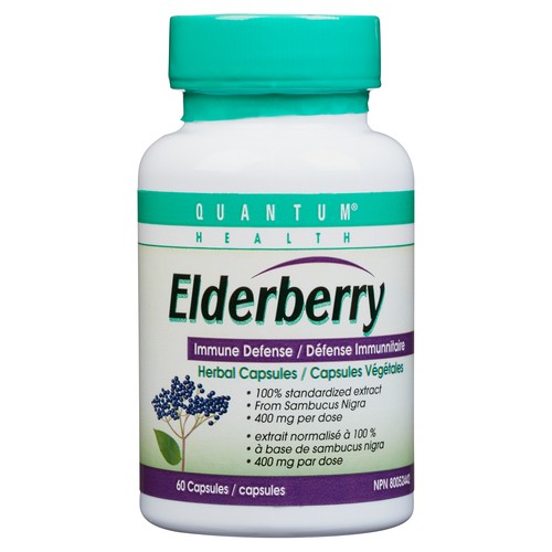 Quantum 1200 mg Elderberry Extract 60 Capsules