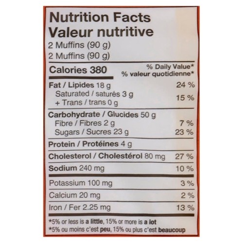 Schar Gluten-Free Muffins Chocolate Chip 5 x 45 g