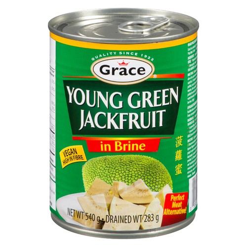 Grace Vegan Young Green Jackfruit in Brine 540 ml