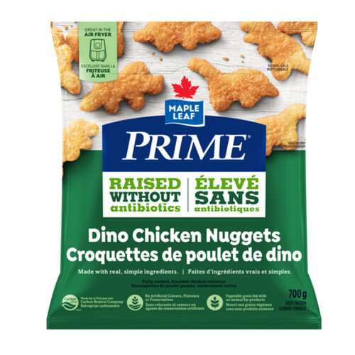 Prime Frozen Dino Chicken Nuggets Breaded 700 g