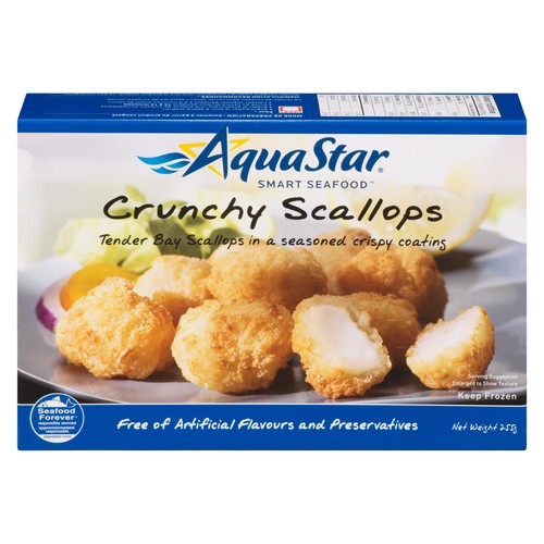 Aqua Star Frozen Crunchy Scallops Oven Ready 255 g
