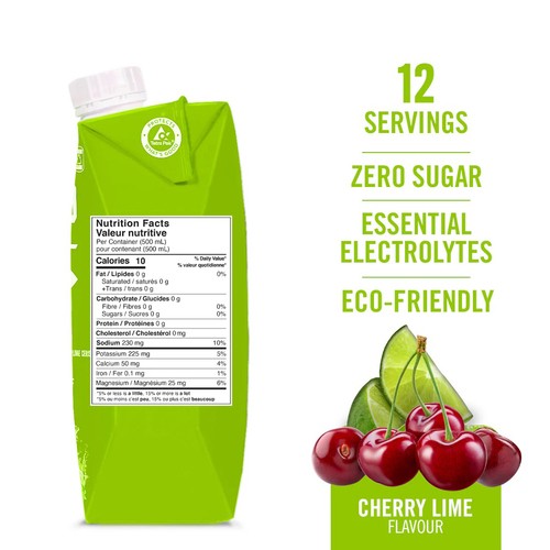 BioSteel Sports Drink Ready To Drink Cherry Lime 500 ml