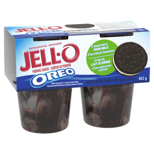 Jell-O Refrigerated Pudding Snacks Oreo 452 g