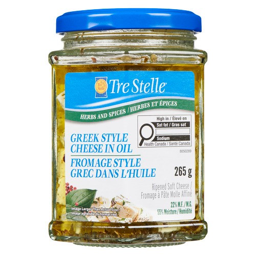 Tre Stelle Feta in Oil with Herbs & Spices 265 g
