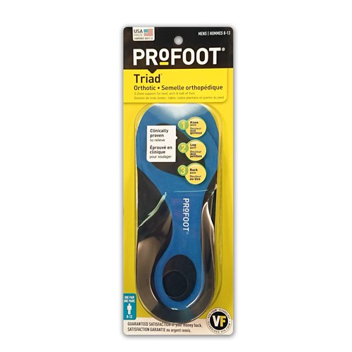 Profoot Triads Orthotic Men Footwear Inserts