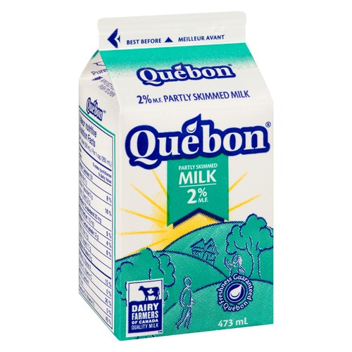 Québon 2% Milk Partly Skimmed 473 ml