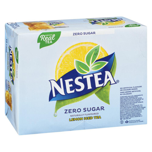 Nestea Zero Sugar Iced Tea Lemon 12 x 341 ml (cans)