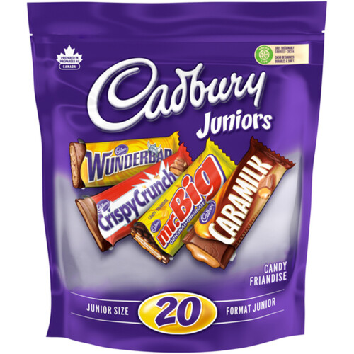 Cadbury Juniors Chocolates Assorted 20 Count 230 g