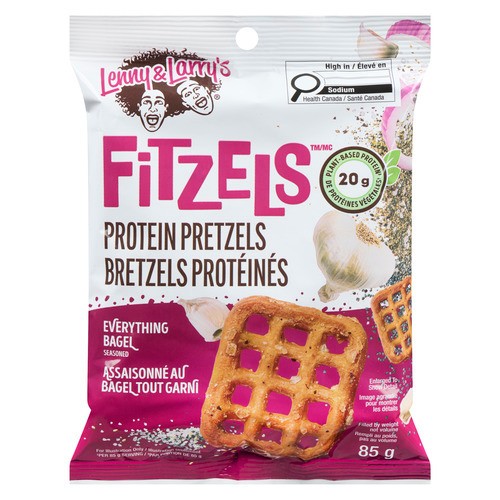 Lenny & Larry's Fitzels Protein Pretzels Everything Bagel Seasoned 85 g