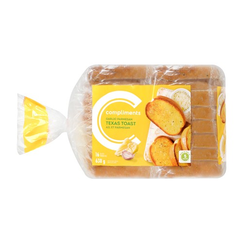 Compliments Garlic Parmesan Texas Toast 638 g (frozen)