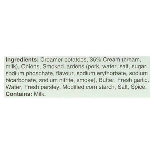 RICARDO Potatoes With Cream & Lardons 280 g