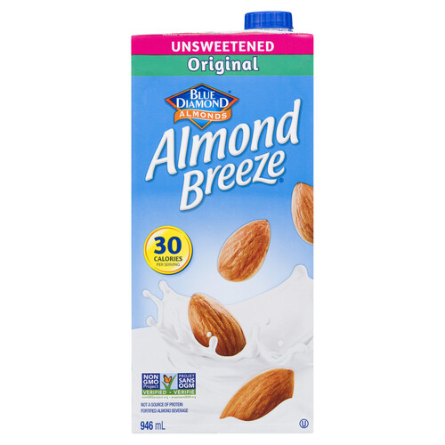 Blue Diamond Almond Breeze Unsweetened Original 946 ml