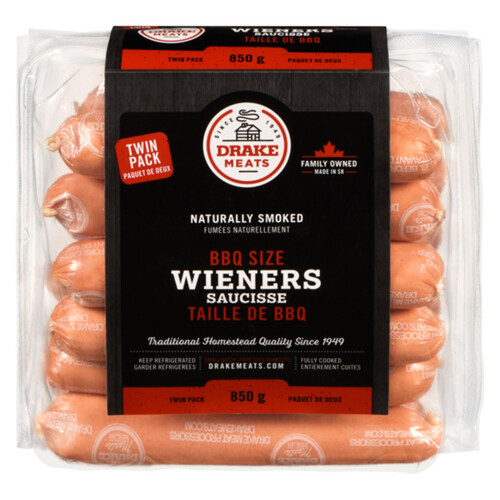 Drake Meat Processors BBQ Wieners 850 g