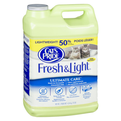 Cat's Pride Unscented Fresh & Light Litter 4.54 kg