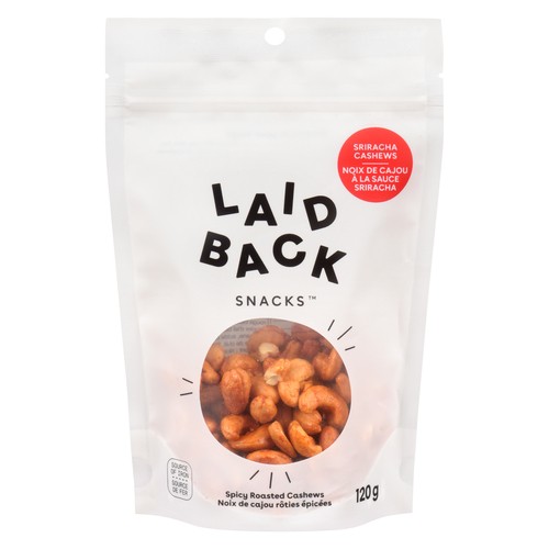 Laid Back Snacks Cashews Sriracha 120 g