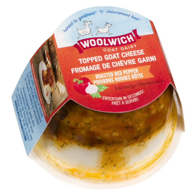 Woolwich Dairy Goat Cheese Roasted Red Pepper 170 g Voilà Online
