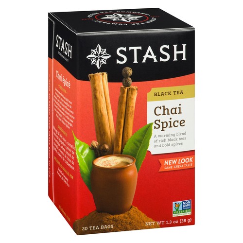 Stash Black Tea Chai Spiced 20 Tea Bags