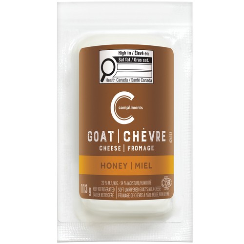 Compliments Goat Cheese Honey 113 g