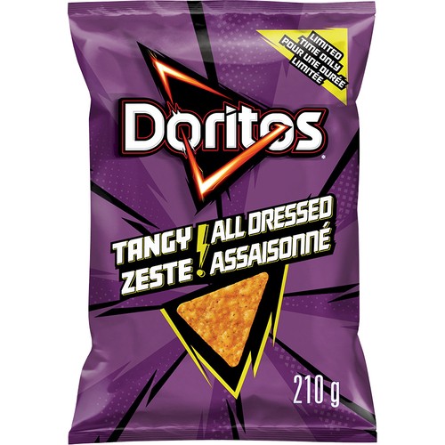 Doritos Tortilla Chips Tangy All Dressed 210 g
