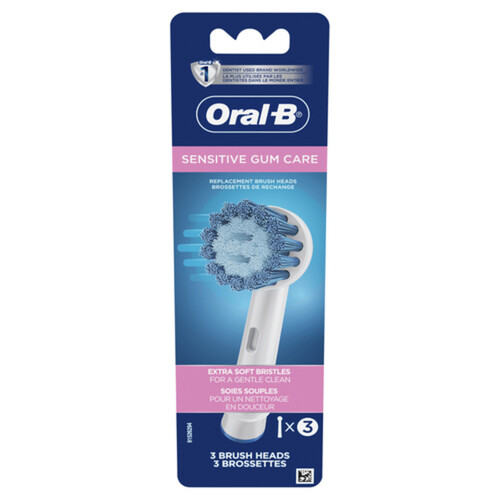 Oral-B Sensitive Gum Care Electric Toothbrush Replace Brush Head 3ct
