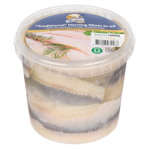 Baltic Gifts Herring Fillets In Oil Traditional 1 kg