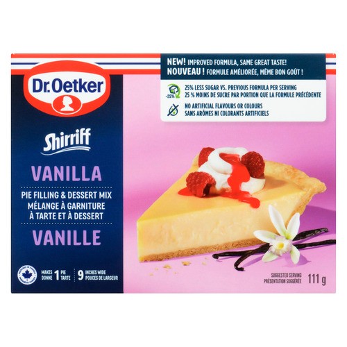 Dr. Oetker Shirriff Pie Filling & Dessert Mix Vanilla 111 g