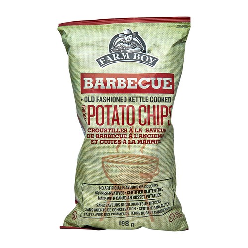Farm Boy Potato Chips Barbecue 198 g