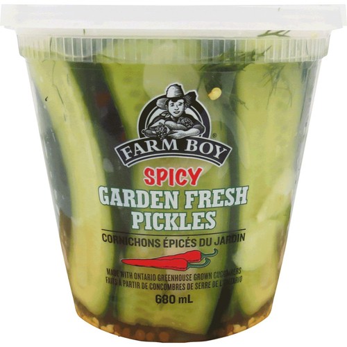 Farm Boy Pickles Fresh Cut Spicy 680 ml