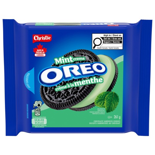 Oreo Sandwich Cookies Mint Creme 261 g