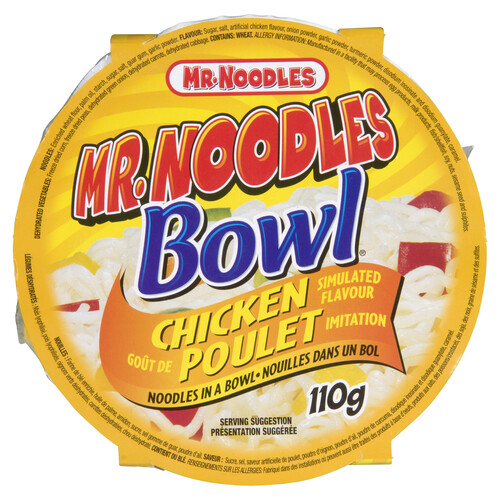 Mr. Noodles Soup Bowl Chicken 110 g