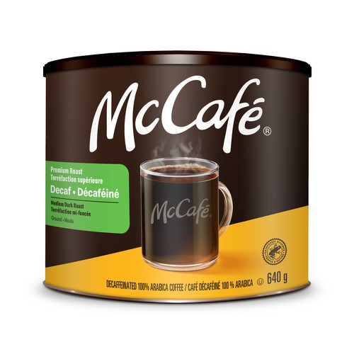 McCafé Ground Coffee Premium Roast Decaffeinated 640 g