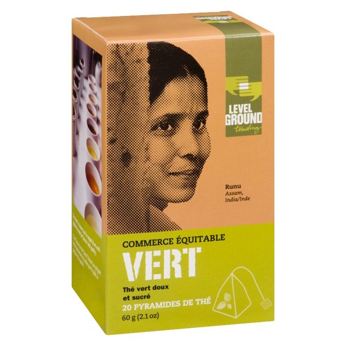 Level Ground Trading Green Tea Pyramids 60 g