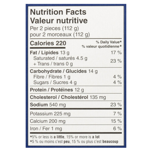 Schneiders Frozen Breakfast Bites Egg With Sausage And Three Cheese 224 g