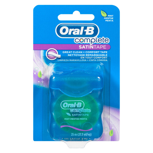 Oral-B Complete SatinTape Dental Floss Mint 25 M