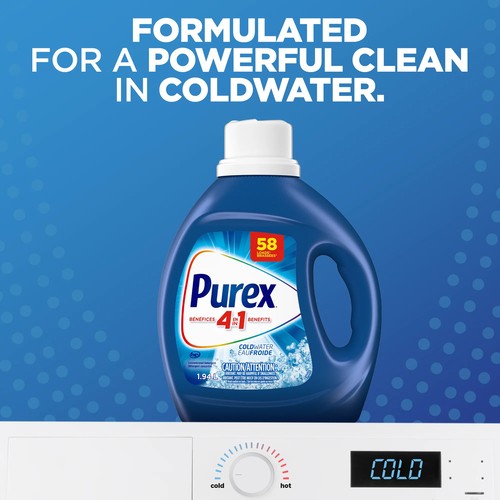 Purex Coldwater Liquid Laundry Detergent 1.94 L