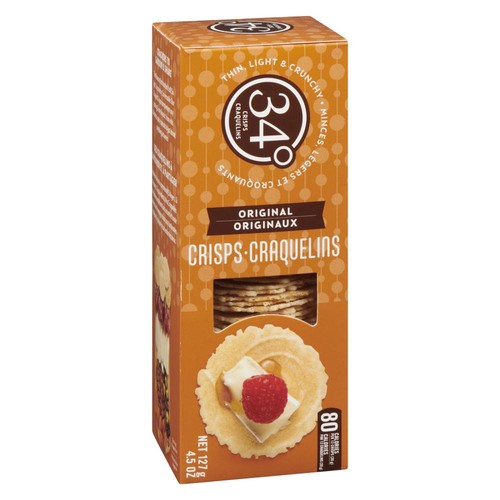 34 Degrees Crispbread Original 127 g