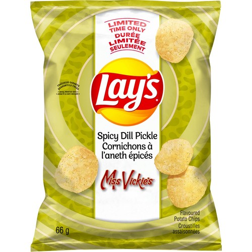 Lay's Potato Chips Spicy Dill Pickle 66 g