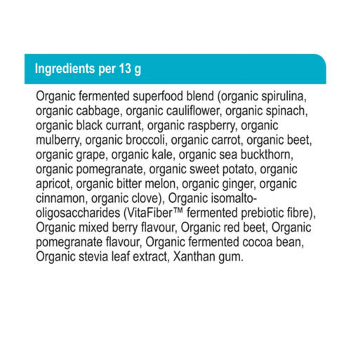 Genuine Health Organic Gut Superfoods+ Summer Berry Pomegrante 273 g