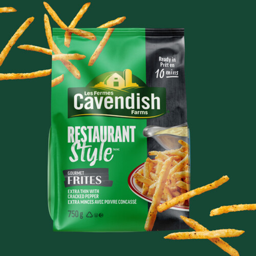 Cavendish Farms Gourmet Fries Extra Thin Restaurant Style 750 g (frozen)