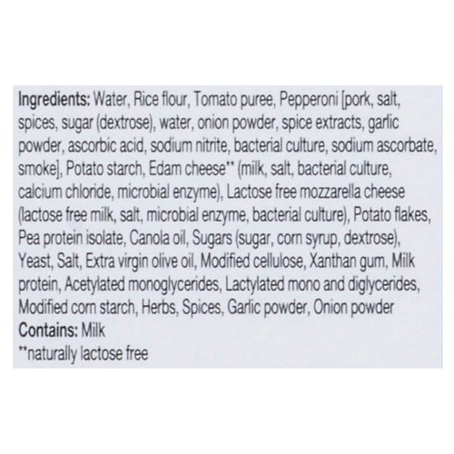 Dr. Oetker Ristorante Gluten-Free Frozen Pizza Pepperoni 315 g