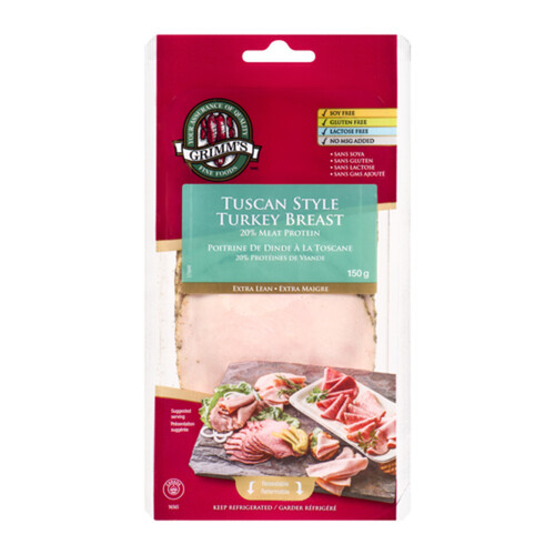 Grimms Fine Foods Tuscan Style Turkey Breast 150 g