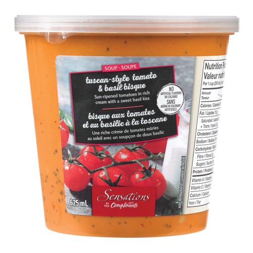 Sensations Soup Tuscan-Style Tomato & Basil Bisque 625 ml