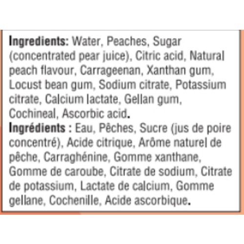 Del Monte Diced Peaches In Peach Flavored Gel 4 x 125 g