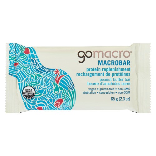 GoMacro Gluten-Free Vegan Macrobar Peanut Butter 65 g