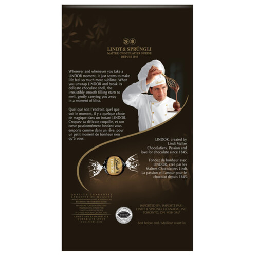 Lindt Lindor Dark Chocolate Truffles 70% Cacao 150 g