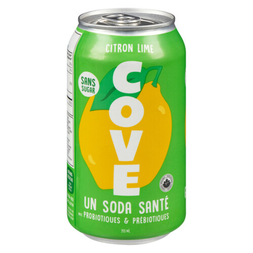 Cove Kombucha Pop Lemon Lime 355 ml (can)